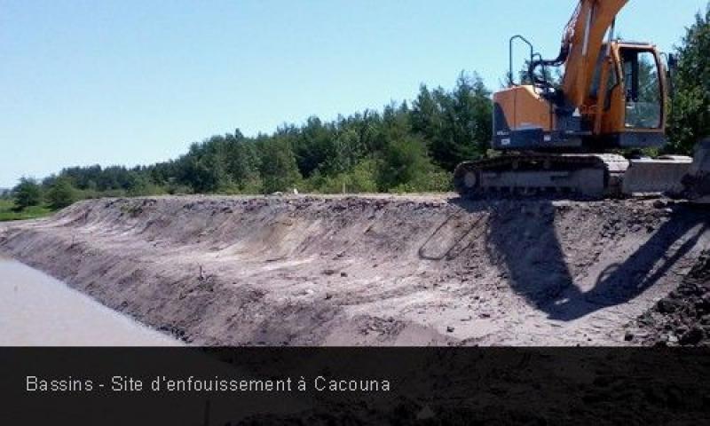 Bassins - Site d'enfouissement à Cacouna